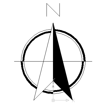 North Arrow 3 block in symbols north arrows Autocad free drawing 3 ...