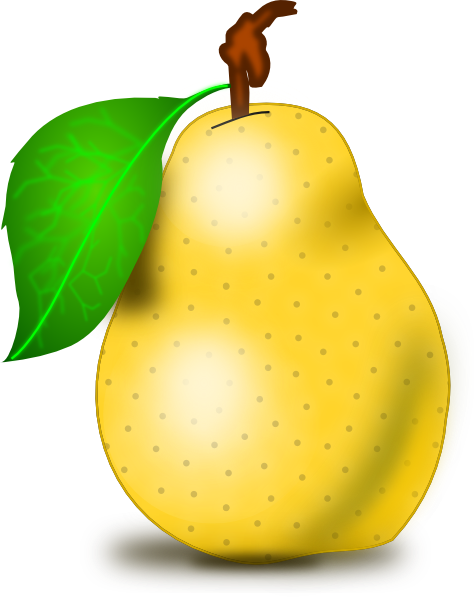Pear Clip Art - vector clip art online, royalty free ...