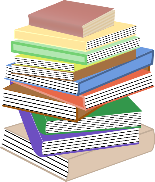 How To Draw A Stack Of Books - ClipArt Best