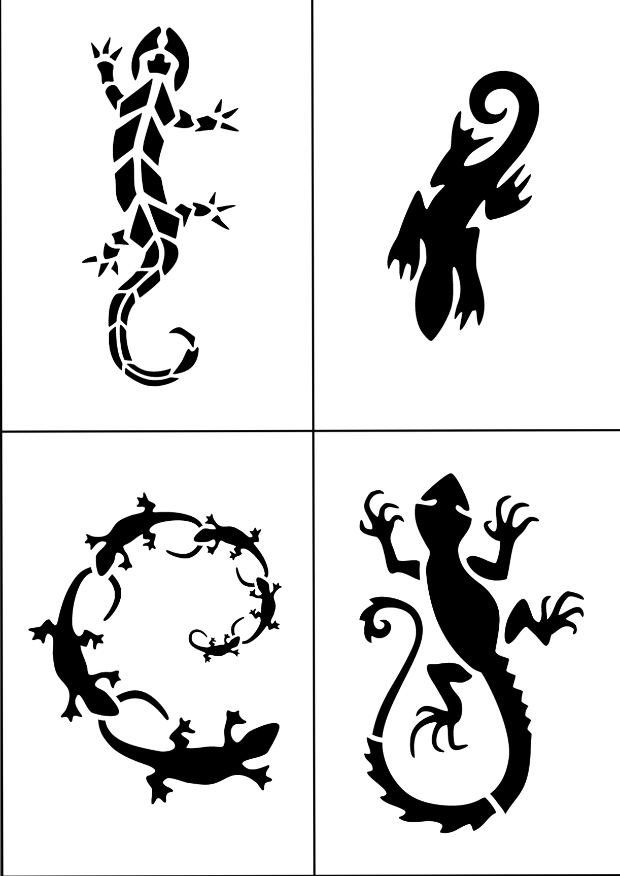 T11 - Gecko s Stencils