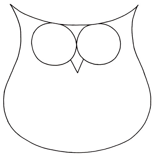 owl clip art outline - photo #15