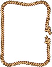 Cowboy Rope Border Clipart