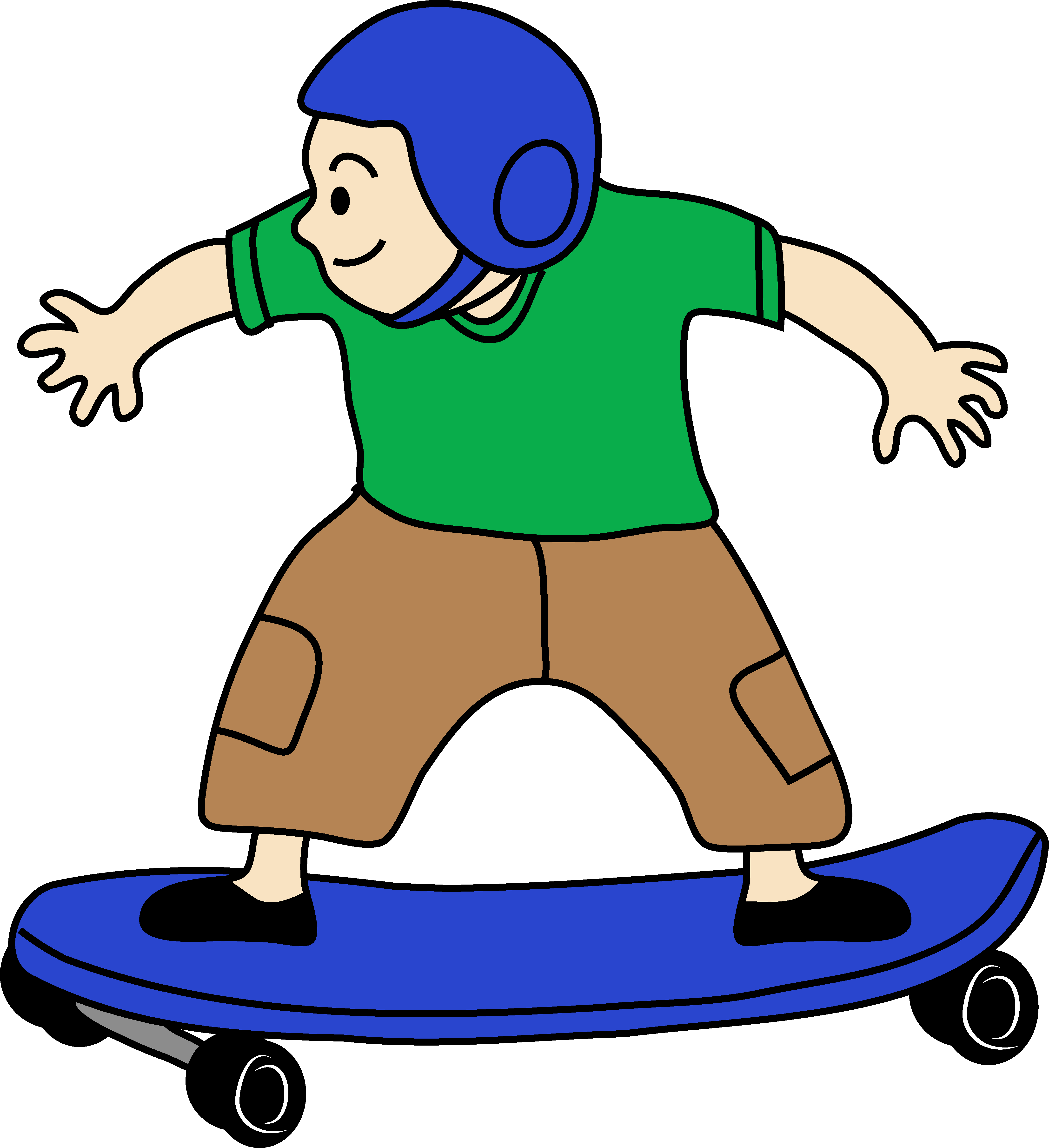 Skateboard Clipart - Free Clipart Images