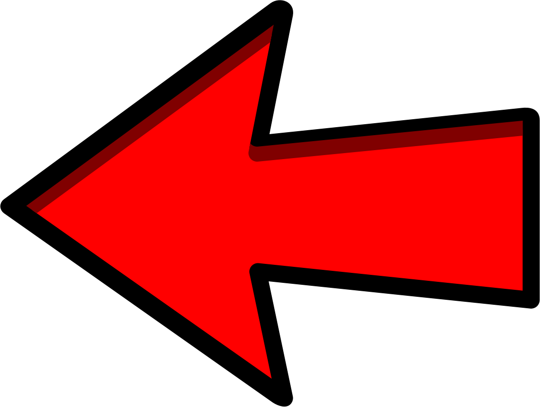 Red arrow clipart