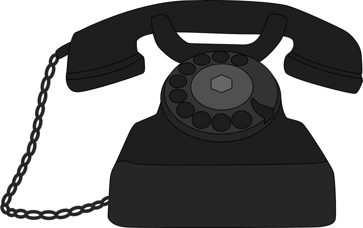 Office telephone clipart black and white - Cliparting.com