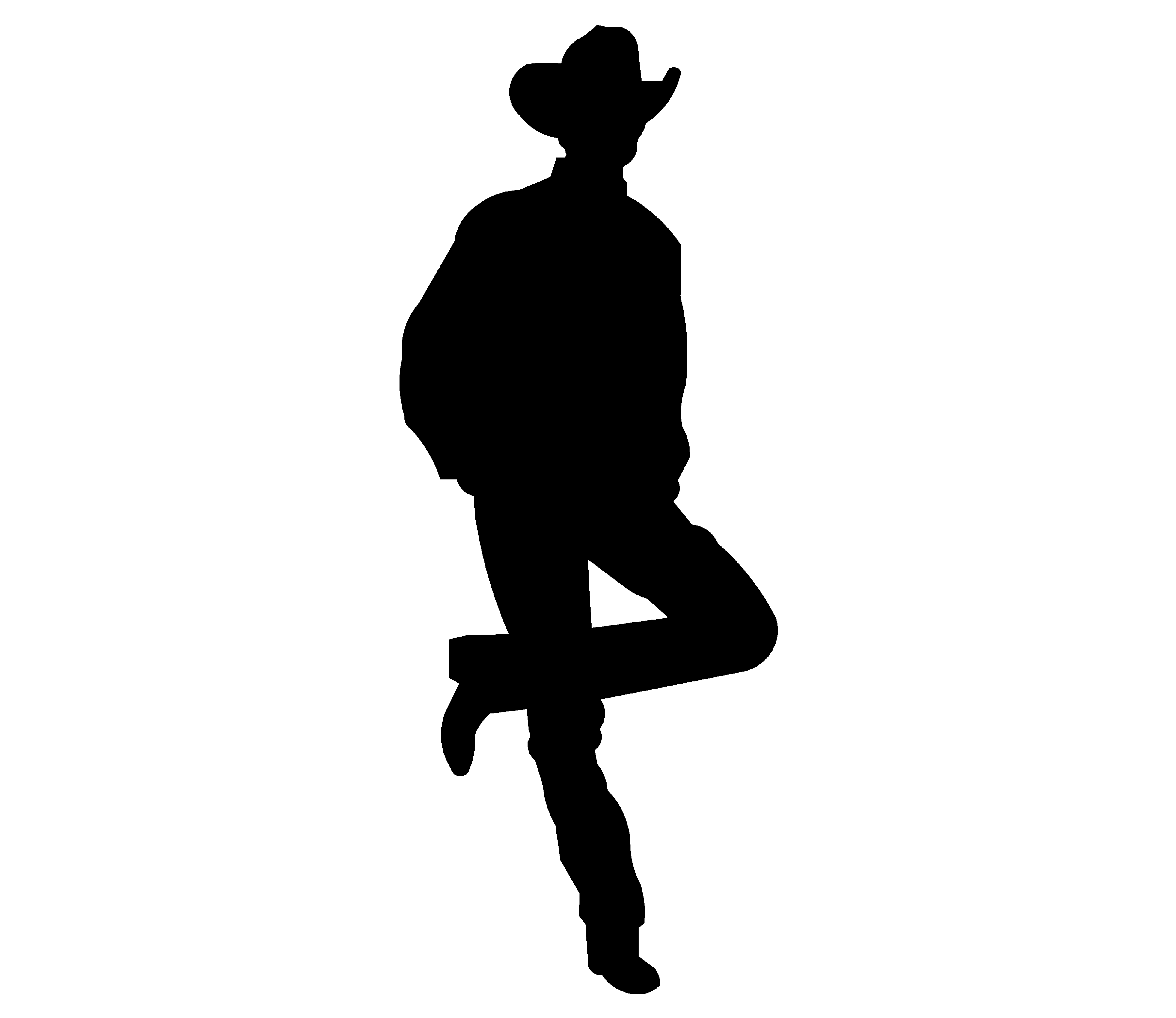 Cowboy Silhouette | Free Download Clip Art | Free Clip Art | on ...