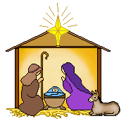 Christmas clipart nativity scene