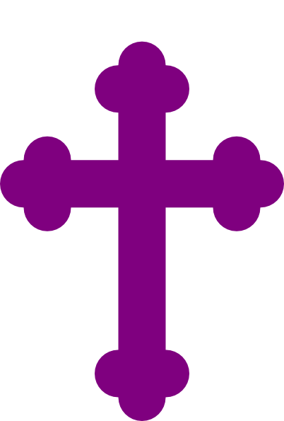 Purple Cross Clip Art - Free Clipart Images