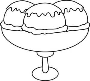 Ice Cream Clipart Black And White - Tumundografico