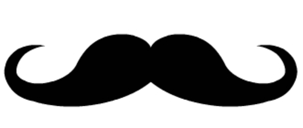 Clipart moustache free vector