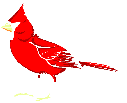 Pix For > Red Bird Clip Art