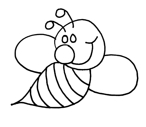 Bee Template Printable - ClipArt Best