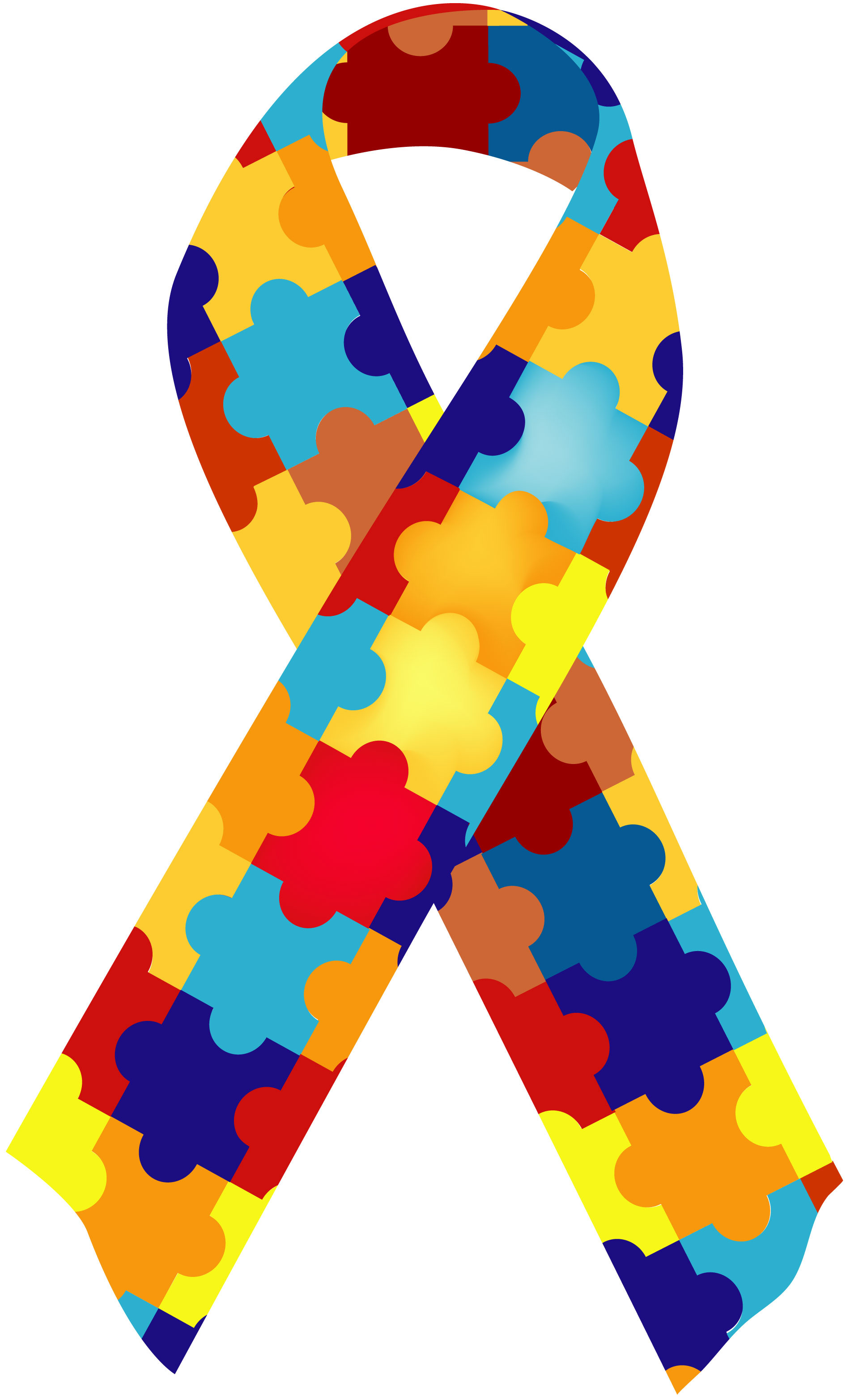 Autism Awareness Ribbon Coloring Page | Health Wallpaper