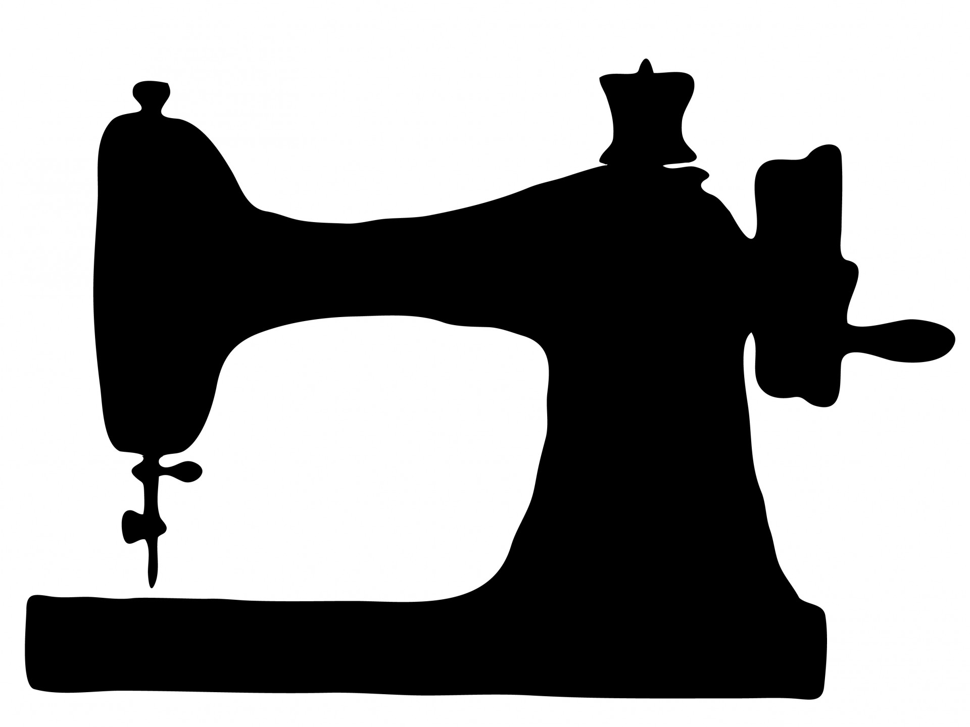 Clip art sewing machine