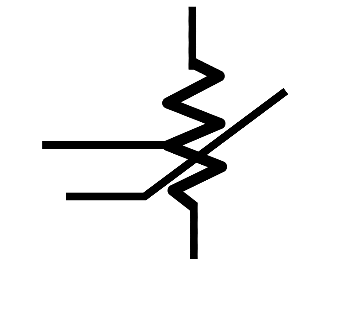Component. symbol for a resistor: Resistor Symbol With White Back ...