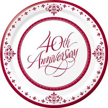 1000+ images about 40th Wedding Anniversary - Ruby ...