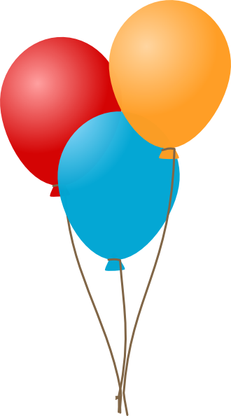 clip art blue balloons - photo #40