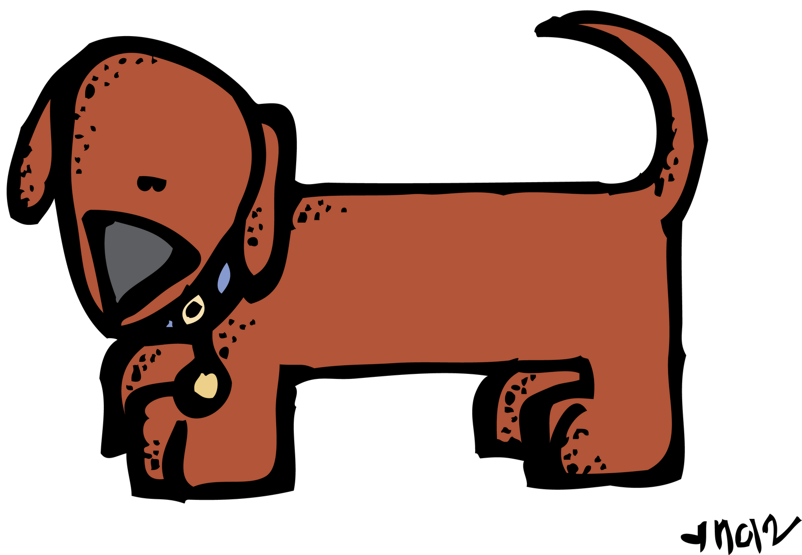 Weiner Dog Clipart