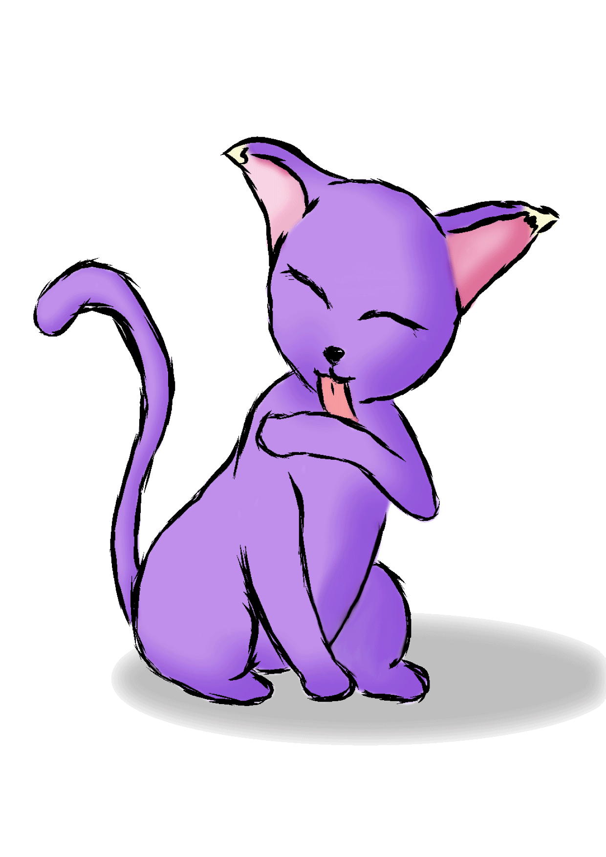 moving cat clipart - photo #31