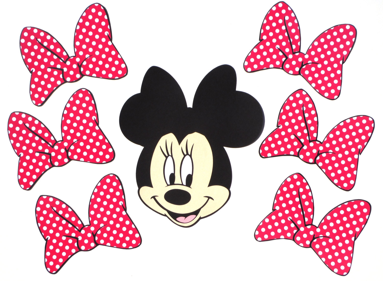 8 Best Images of Minnie Mouse Bow Printable - Minnie Mouse Bow ...