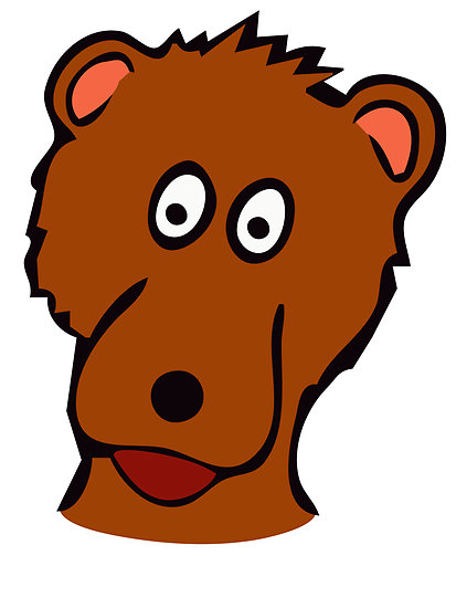 Cartoon Bear Face