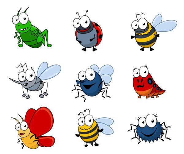 1000+ images about Cartoon insects to draw.