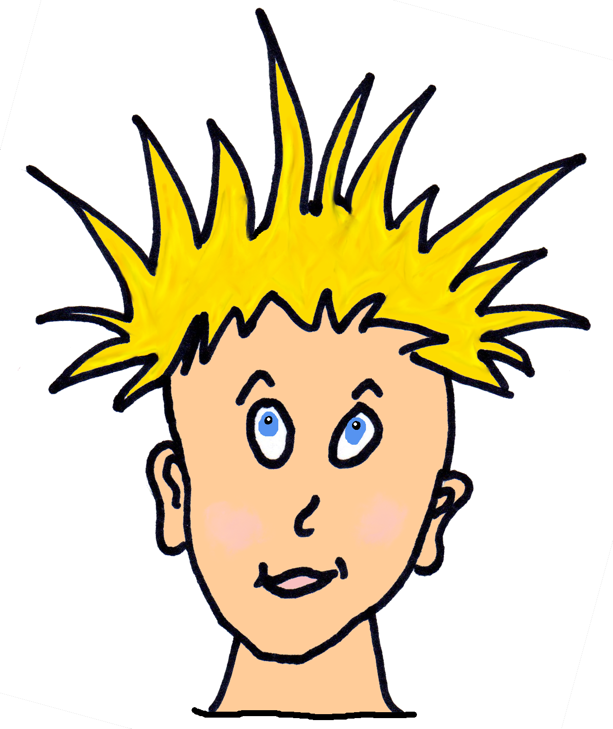 funny hair clipart - photo #7