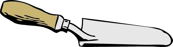 488 views Garden Trowel clip art Free vector in Open office drawing svg ...