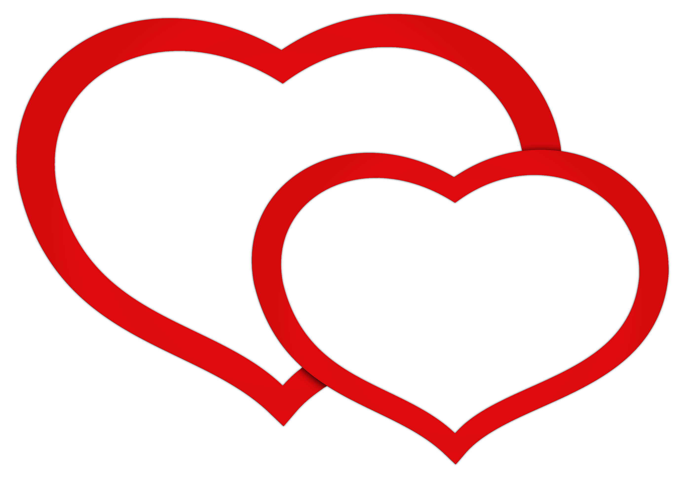 double heart clip art free - photo #27