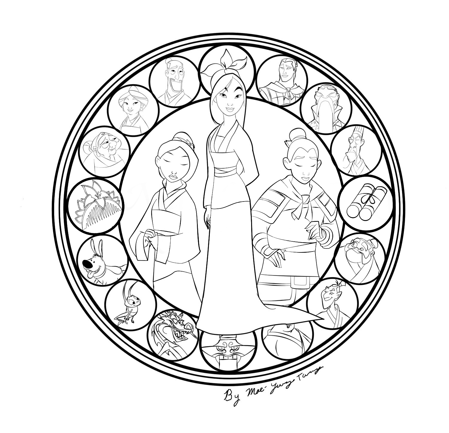disney clipart coloring pages - photo #40