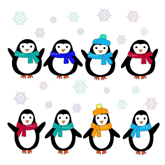 clipart christmas penguin - photo #40