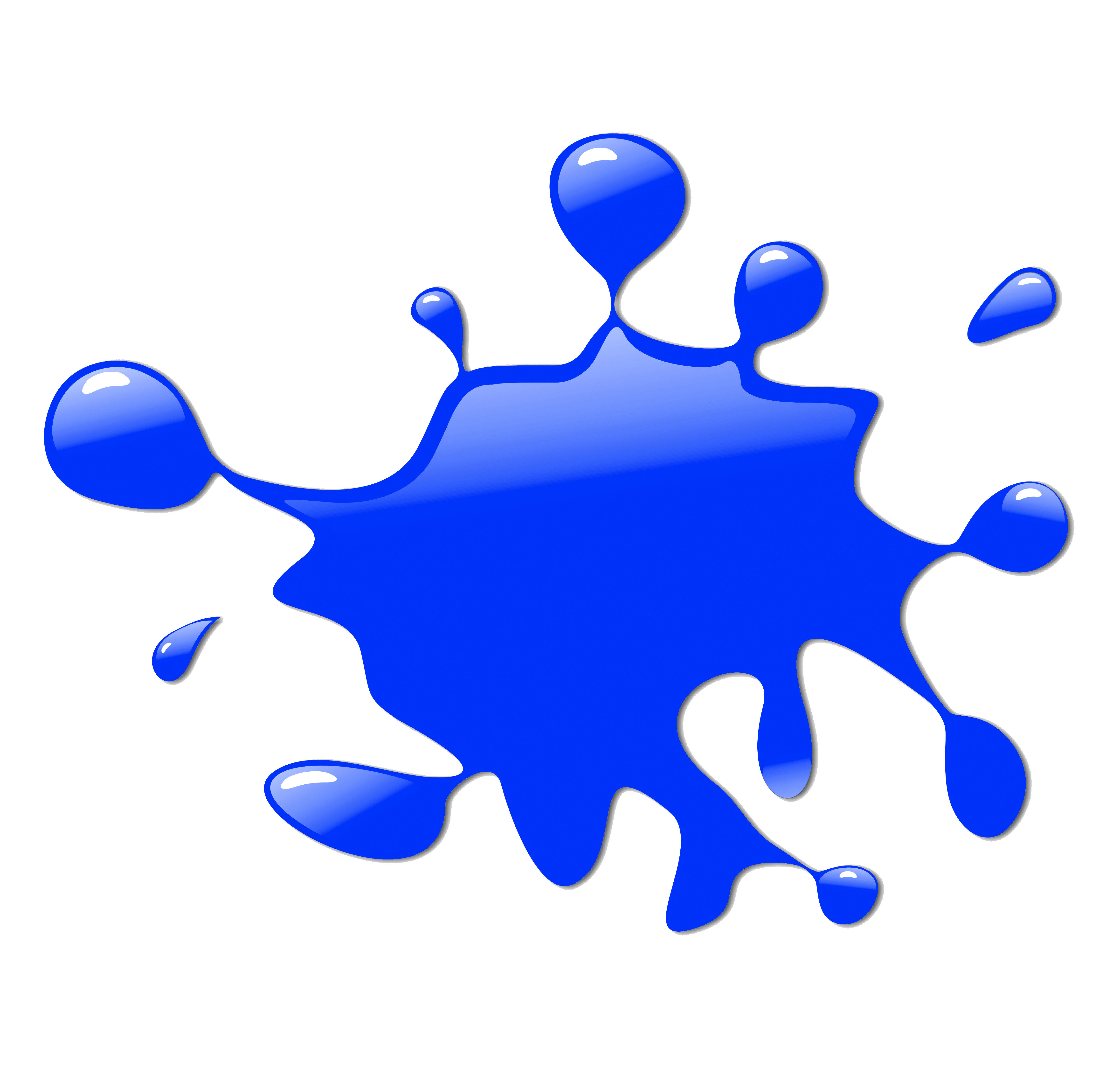 Blue Paint Splash Png - ClipArt Best