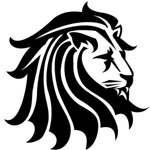 Lion Black Vector Clip Art | FreeVectors.net