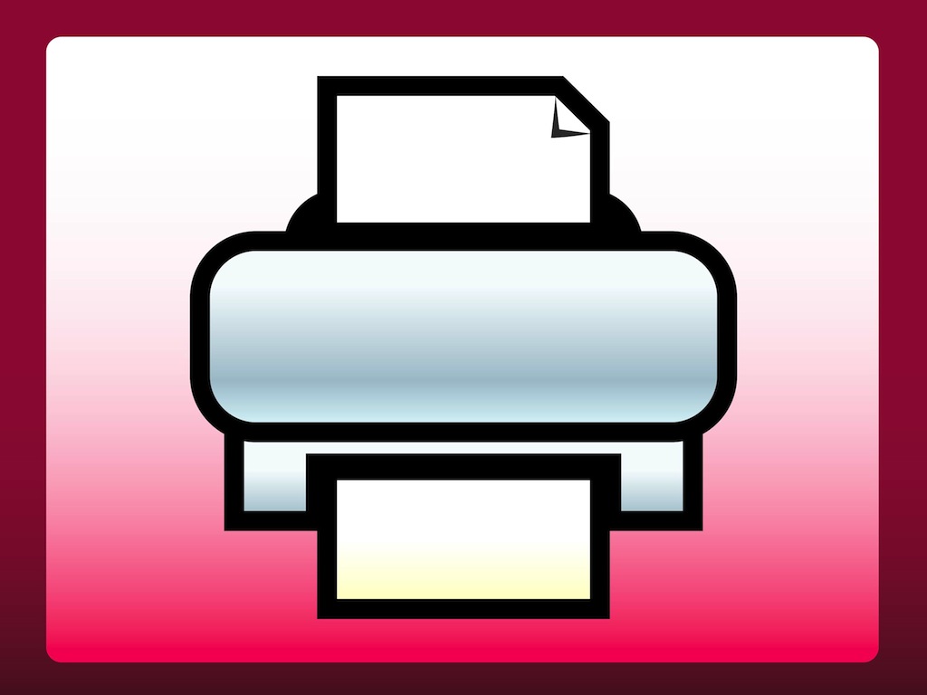 free clip art printer icon - photo #48
