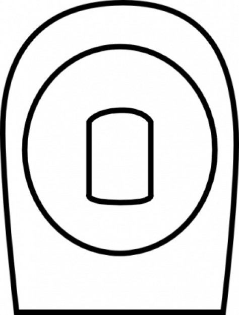 Toilet Symbol clip art | Download free Vector