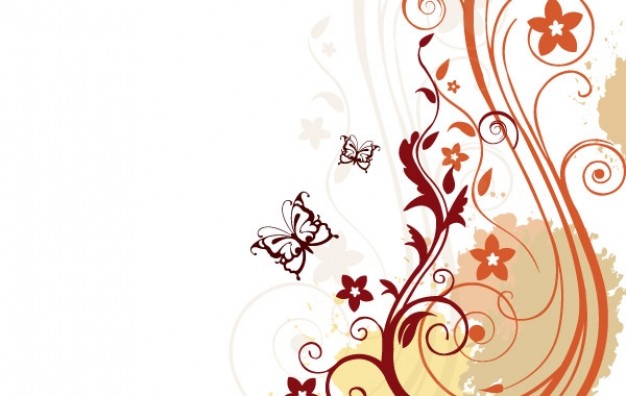 Floral vector background | Download free Vector
