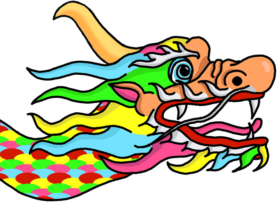 Clipart dragon head