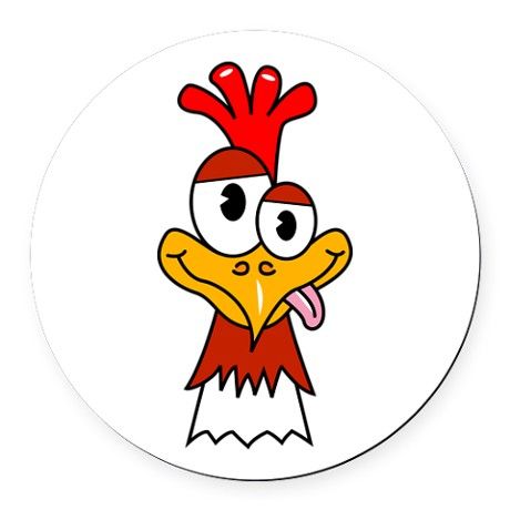 Chicken clipart with crazy eyes