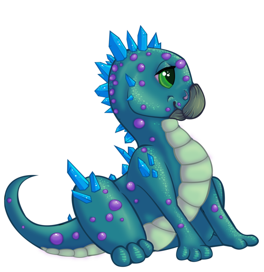 Baby Crystal Dragon by omfgitsbutter on DeviantArt