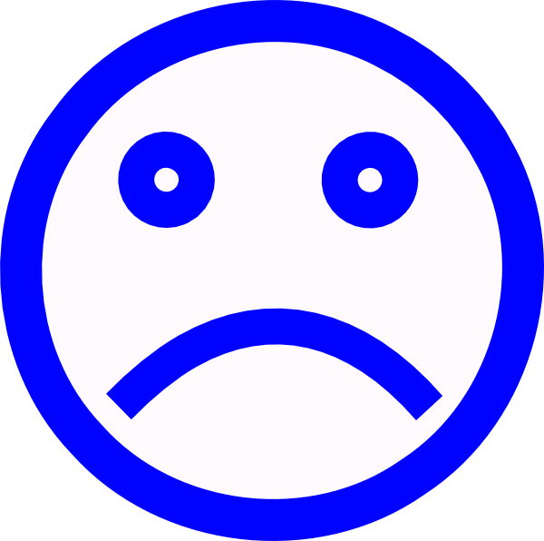 Sad face frowny face clipart cliparts for you clipartcow - Clipartix