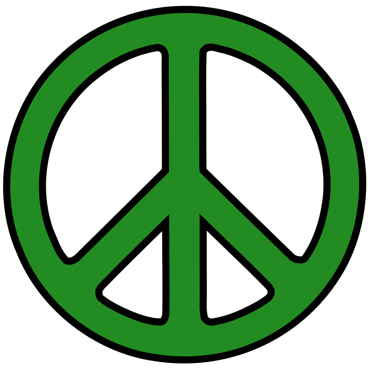 Green Peace Sign Filter - For Facebook profile pictures, Twitter ...