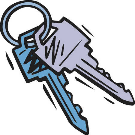 Cartoon Key Clipart