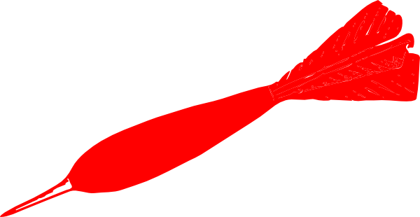 Red Dart Clipart