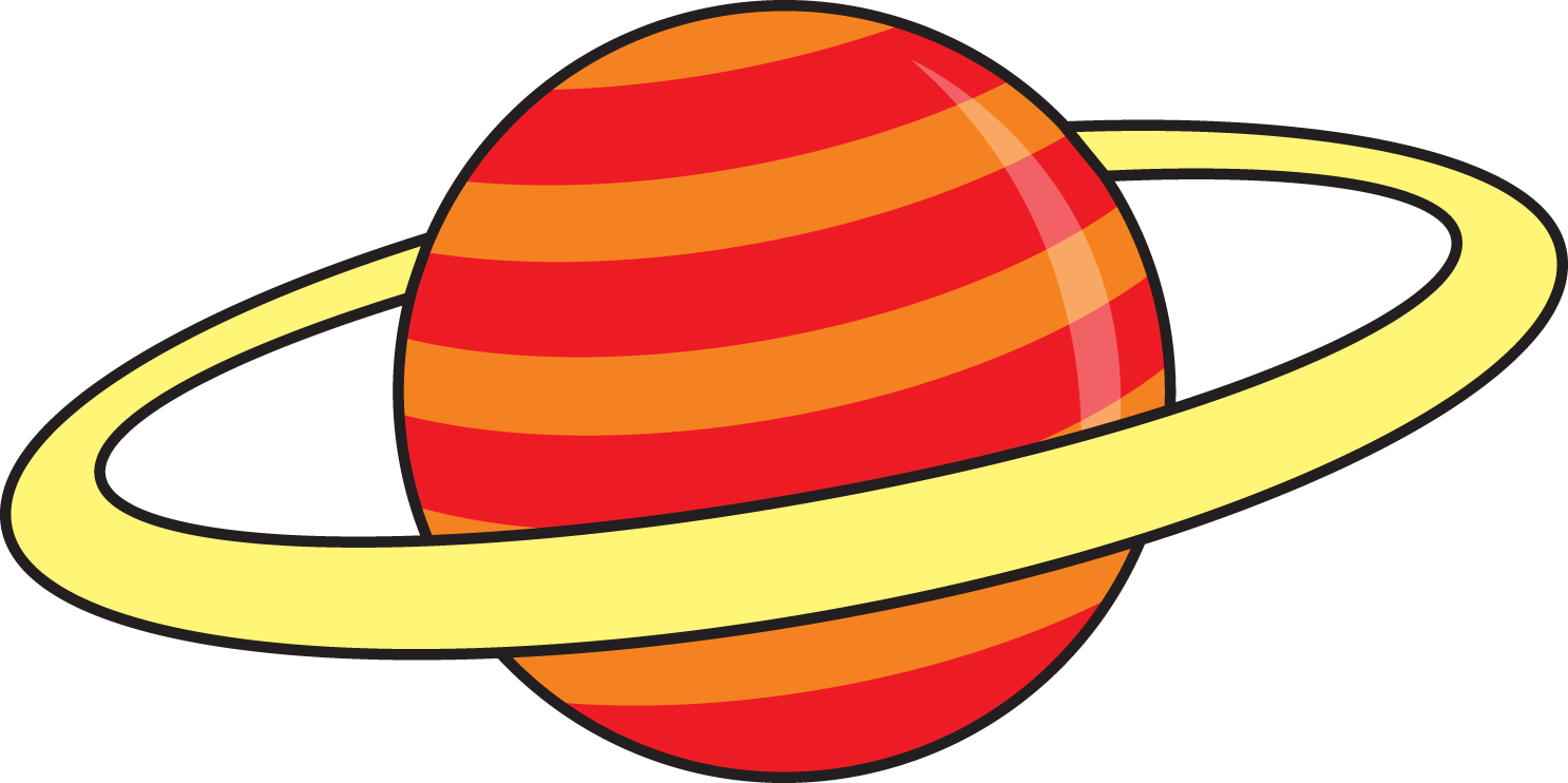 Cute Saturn Clipart
