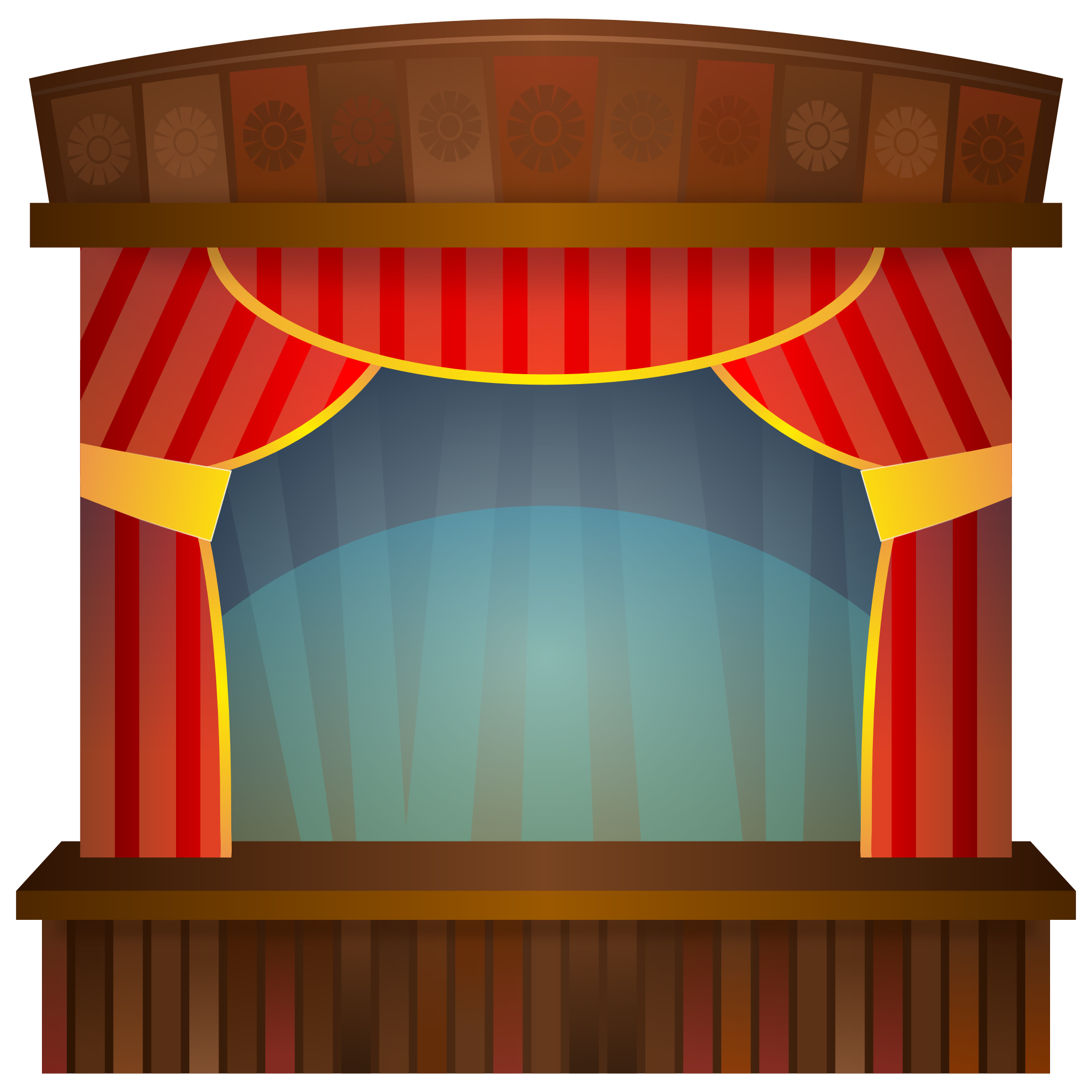 Stage Curtains Clipart