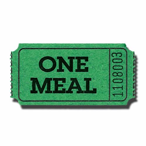 Lunch Ticket Clipart