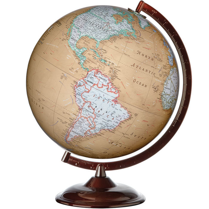 Diplomat Illuminated World Globe at Brookstone—Buy Now!