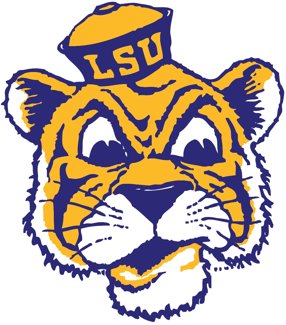 LSU Tigers Fridge Magnet