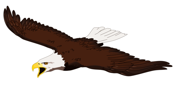 eagle landing clip art - photo #9