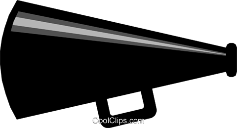 Megaphone clipart vector